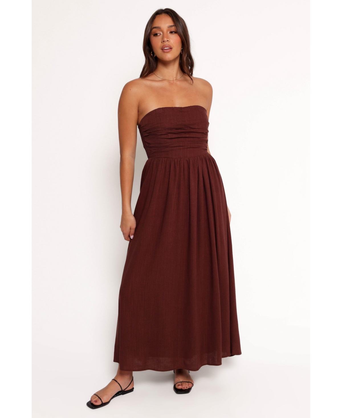 Petal and Pup Women's Kayt Strapless Dress - Butter Yellow