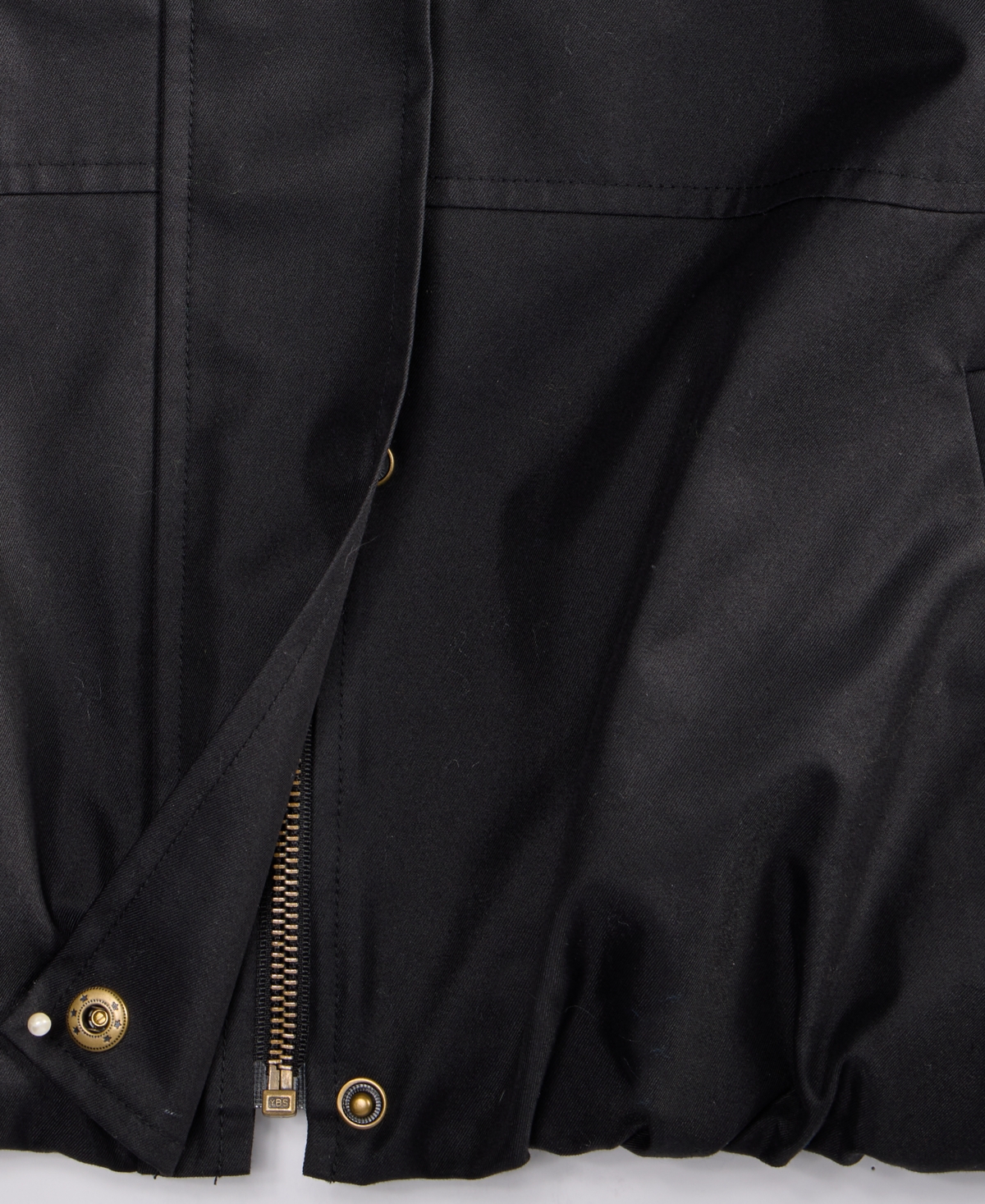On 34th Women's Twill Bubble-hem Bomber Jacket, Exclusively At Macy's In Deep Black