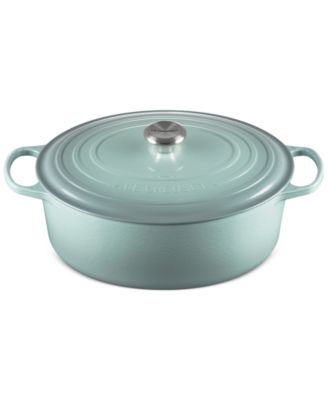 Signature Enameled Cast Iron 8-Qt, Oval Dutch Oven