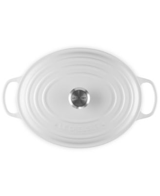 Signature Enameled Cast Iron 8-Qt, Oval Dutch Oven