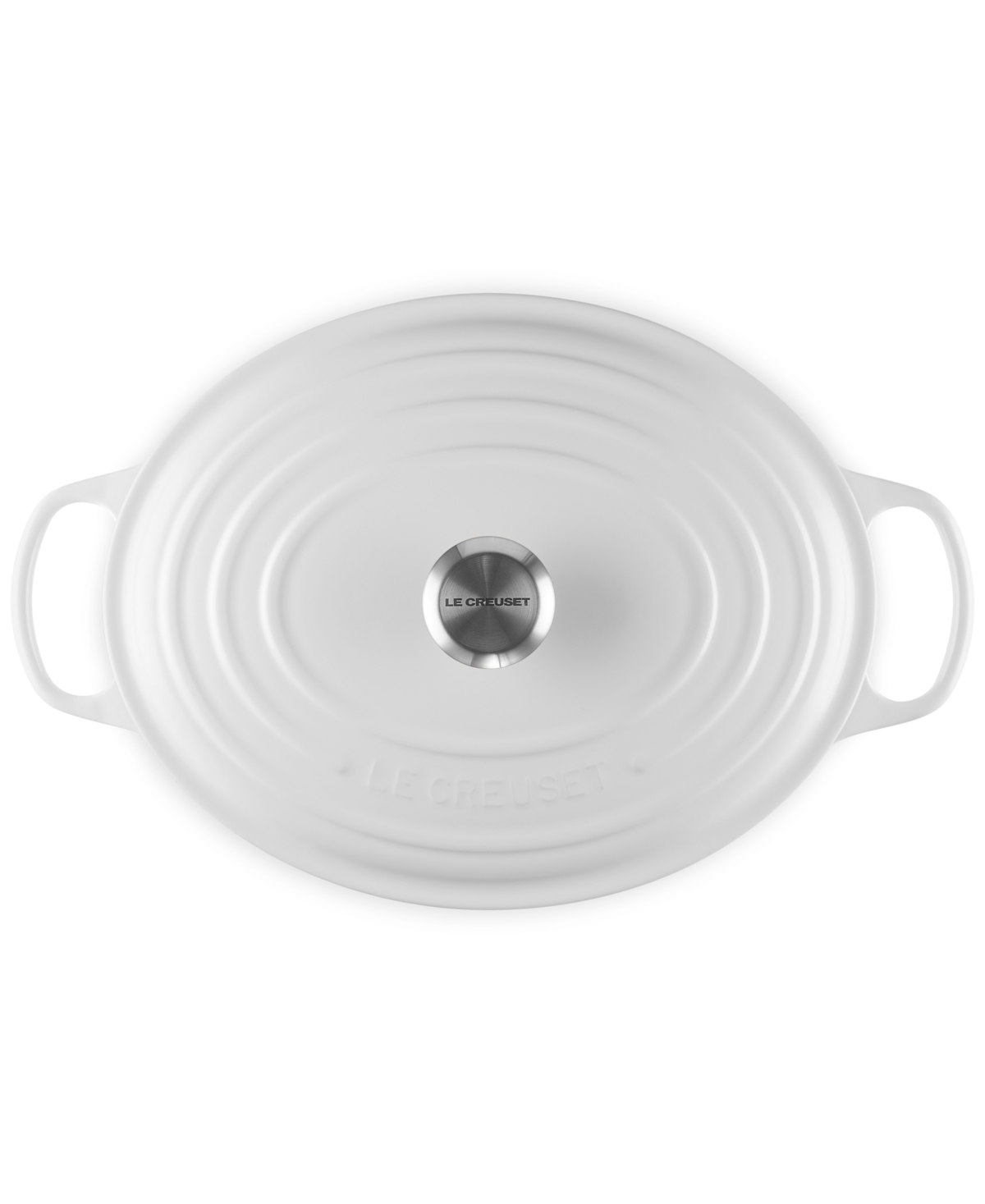 Le Creuset Signature Enameled Cast Iron 8-qt, Oval Dutch Oven In White