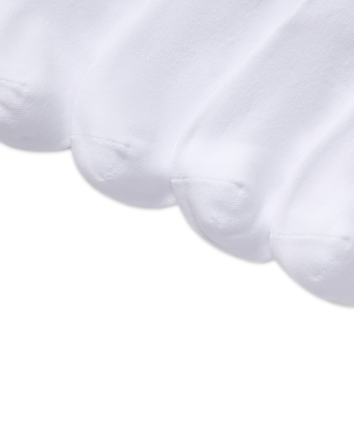 Polo Ralph Lauren Little & Big Girls Classic Solid Low-cut Socks, 6-pack In White