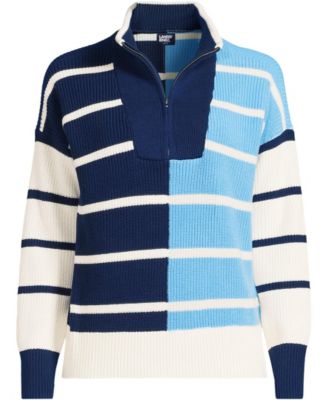 Women's Drifter Cotton Quarter Zip Pullover Sweater
