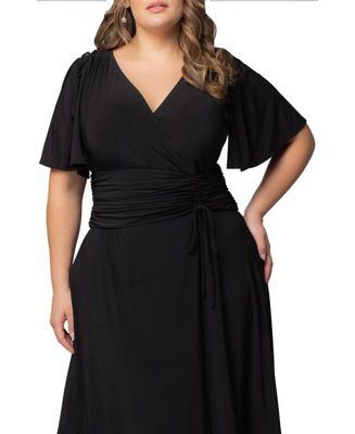 Plus Size Jemma Ruched Tie Dress