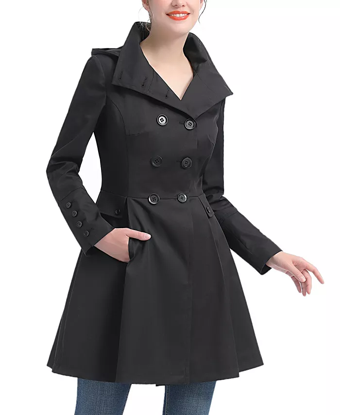 Women's Adele Hooded Trench Coat - thumbnail 5