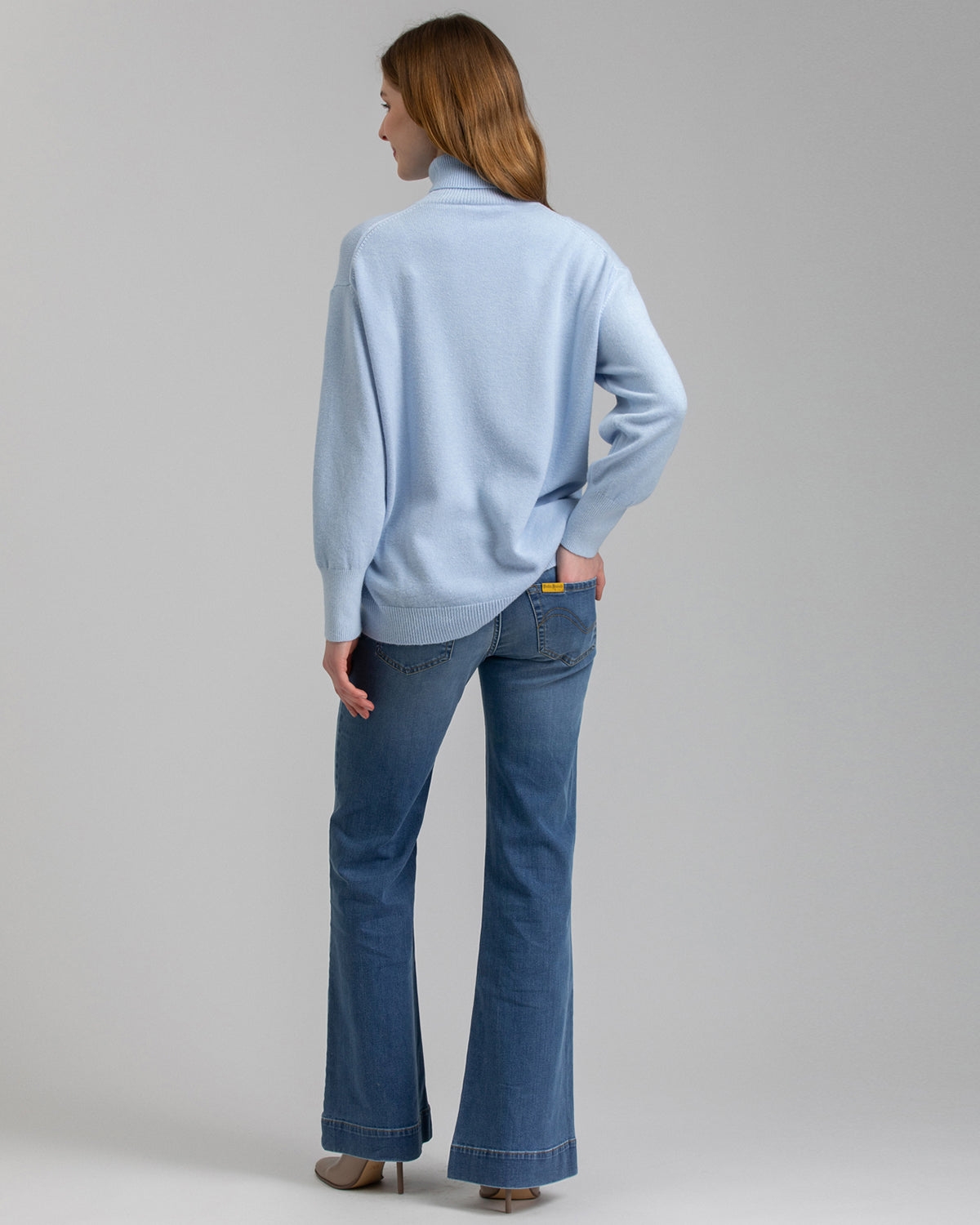 Pietro Brunelli Maternity Jumper Emerald In Sky Heaven