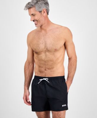 Men's Lee Drawstring 5.3" Swim Trunks, Created for Macy's