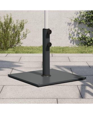Umbrella Base Dark Grey Steel, Iron Medium Heavy Weight Endurance