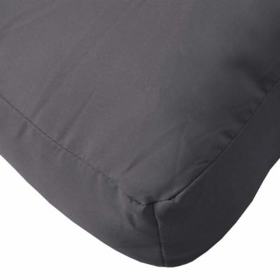 Pallet Cushion Anthracite 47.2"x15.7"x4.7" Fabric