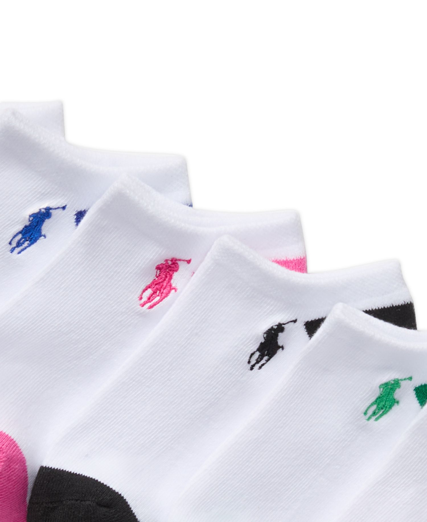 Little & Big Girls Classic Solid Low-Cut Socks, 6-Pack