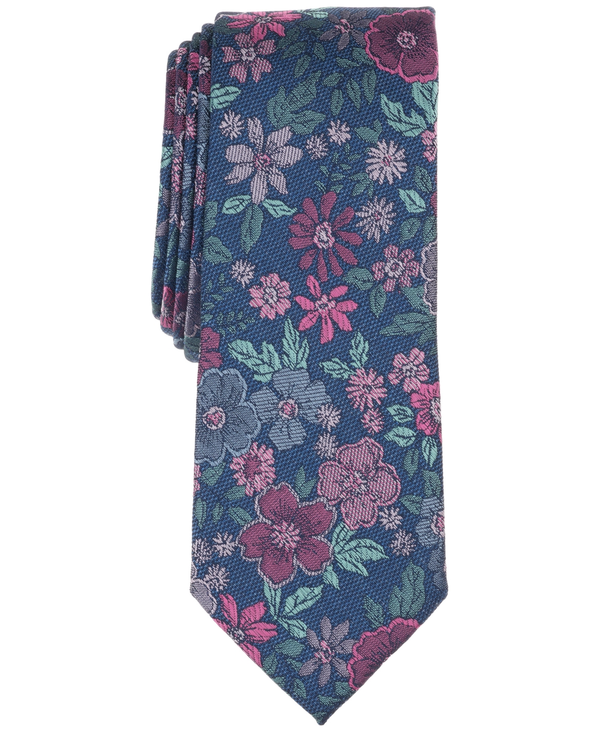 Men's Bloom Floral Tie, Created for Macy's - Peach