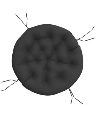 Round Cushion Black   39.4"x4.3" Oxford Fabric