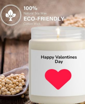 Valentine's Day Vanilla Scented Soy Wax Candle, 10 oz.