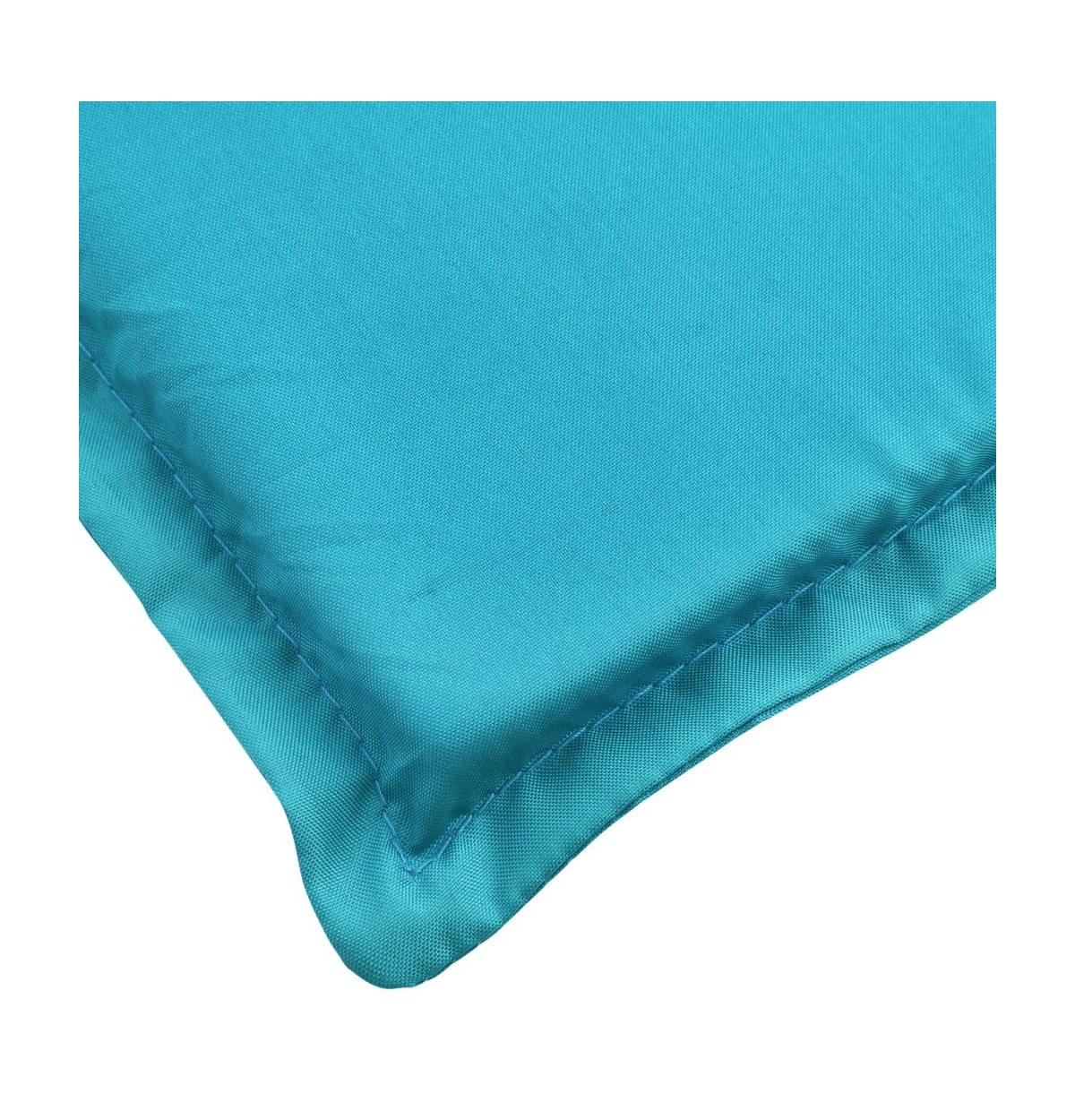 vidaXL Sun Lounger Cushion Turquoise Oxford Fabric