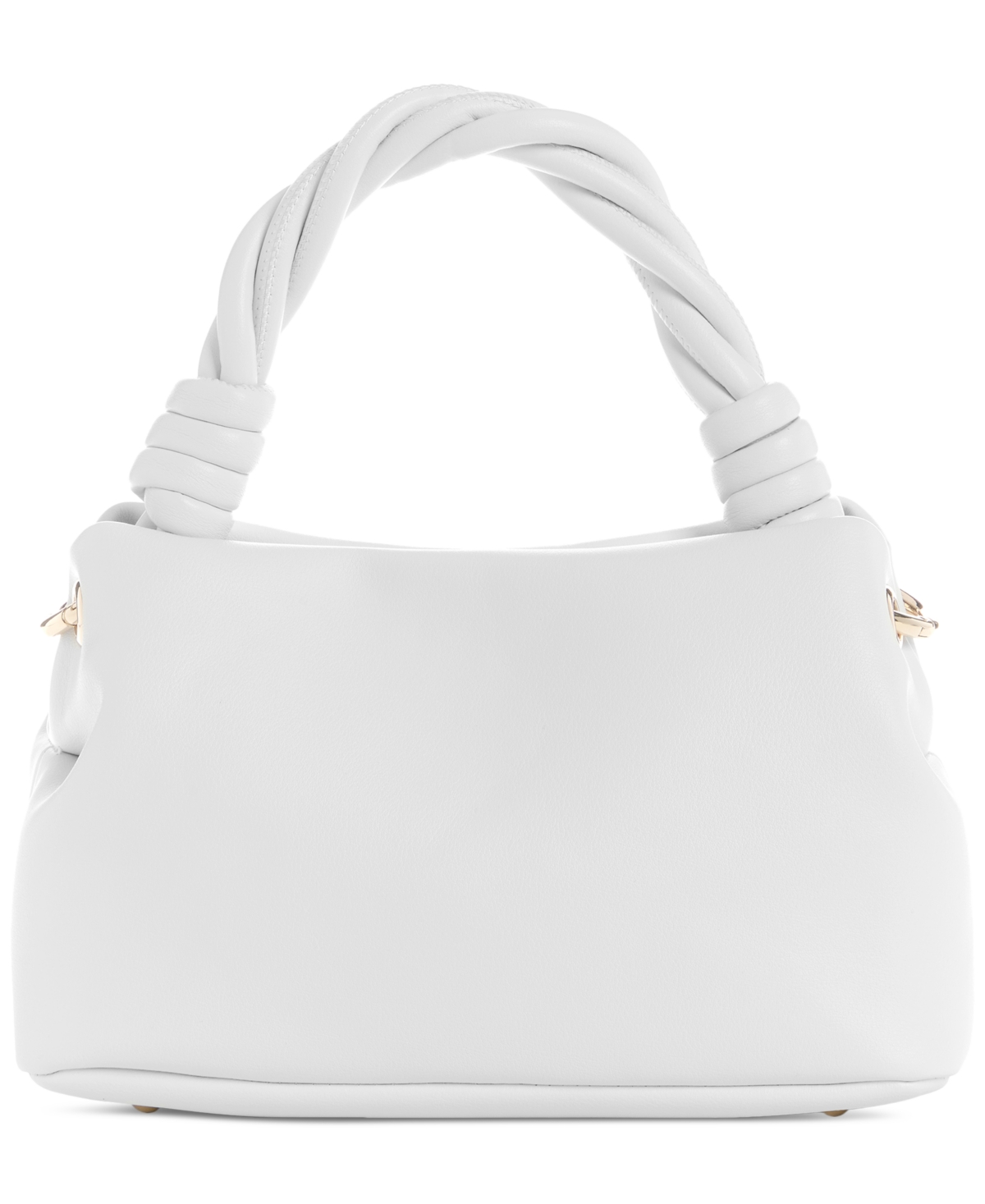 Shop Guess Sansa Small Top Handle Crossbody In White