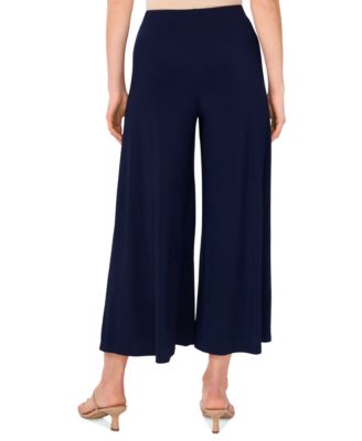 Women's Pull On Wide Leg Ankle Pants