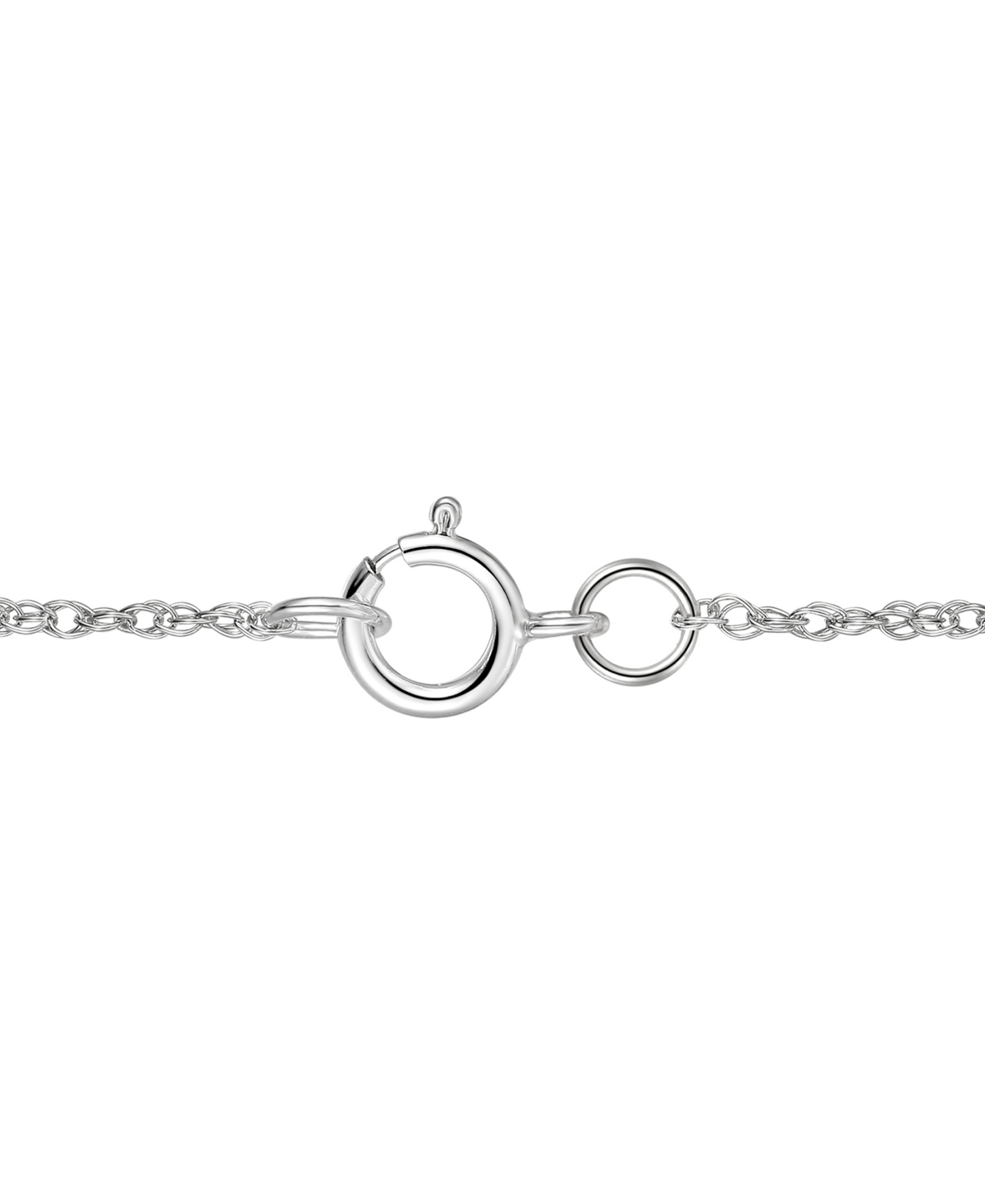 MACY'S SAPPHIRE (7/8 CT. T.W.) & DIAMOND (1/5 CT. T.W.) PEAR PENDANT 18" NECKLACE IN 14K WHITE GOLD (AVAILA 