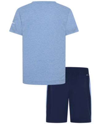 Boys' 4-7 Dri-FIT Short-Sleeve T-Shirt and Shorts, 2-Piece Set