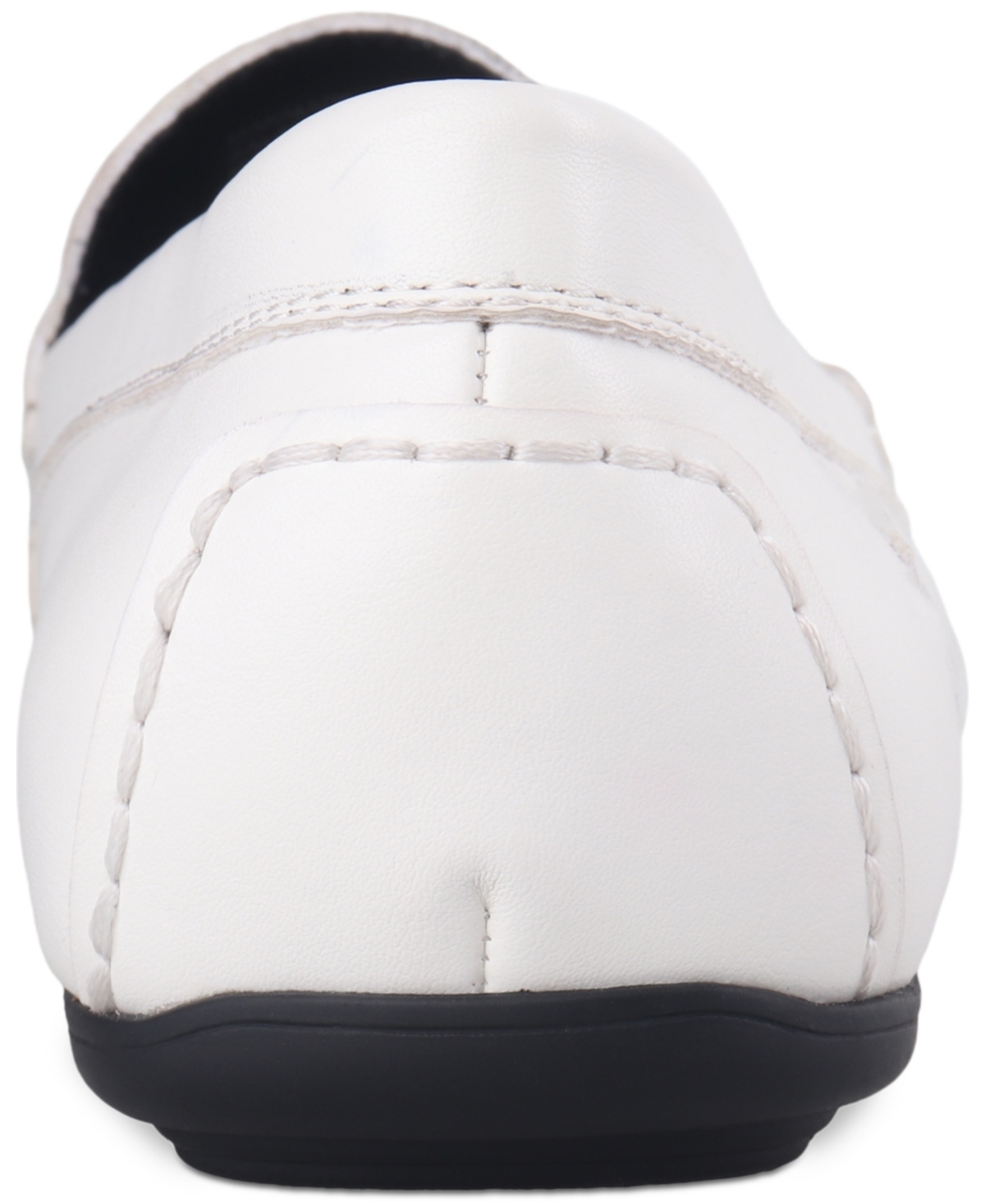 Alfani Men's Masonn Slip-on Penny Driving Loafers, Exclusively At Macy's In White Linen