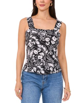 Vince Camuto - Women's Printed Sleeveless Top