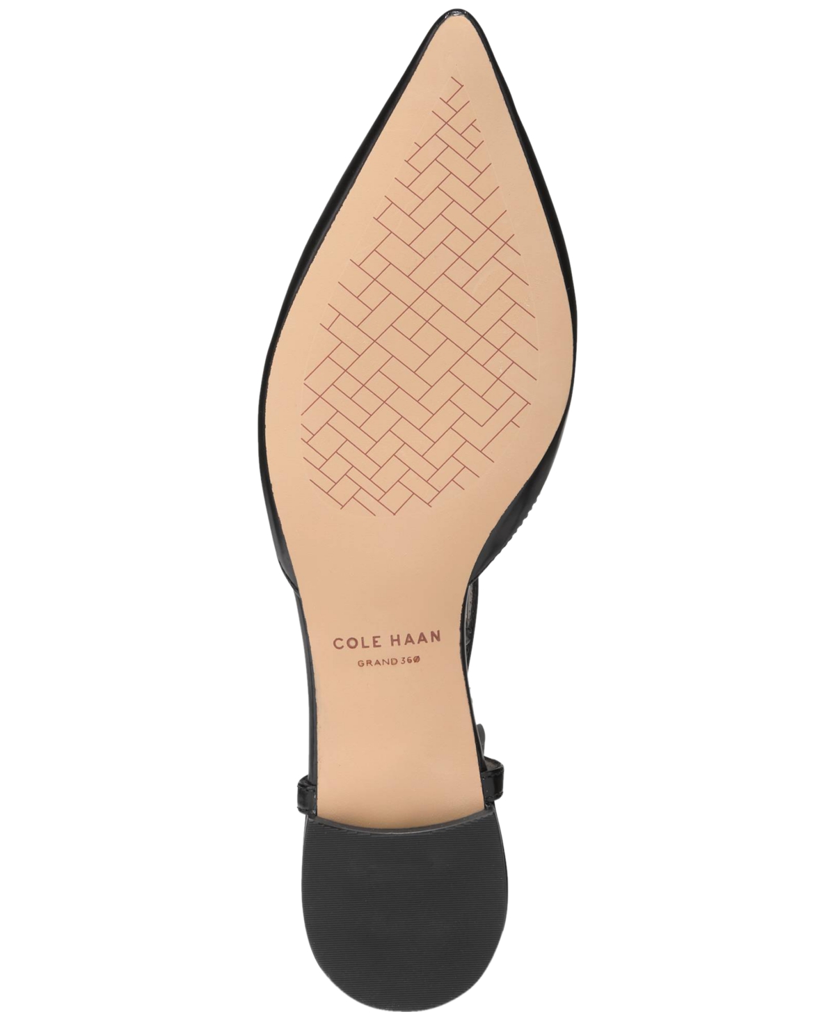 Cole Haan Women's Marlah T-strap Ballet Flats In Black Box Leather