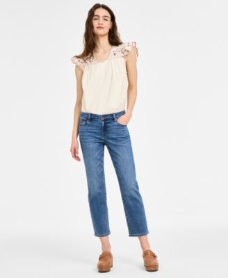 Liverpool Los Angeles - Women's Kennedy Cropped Straight-Leg Denim Jeans