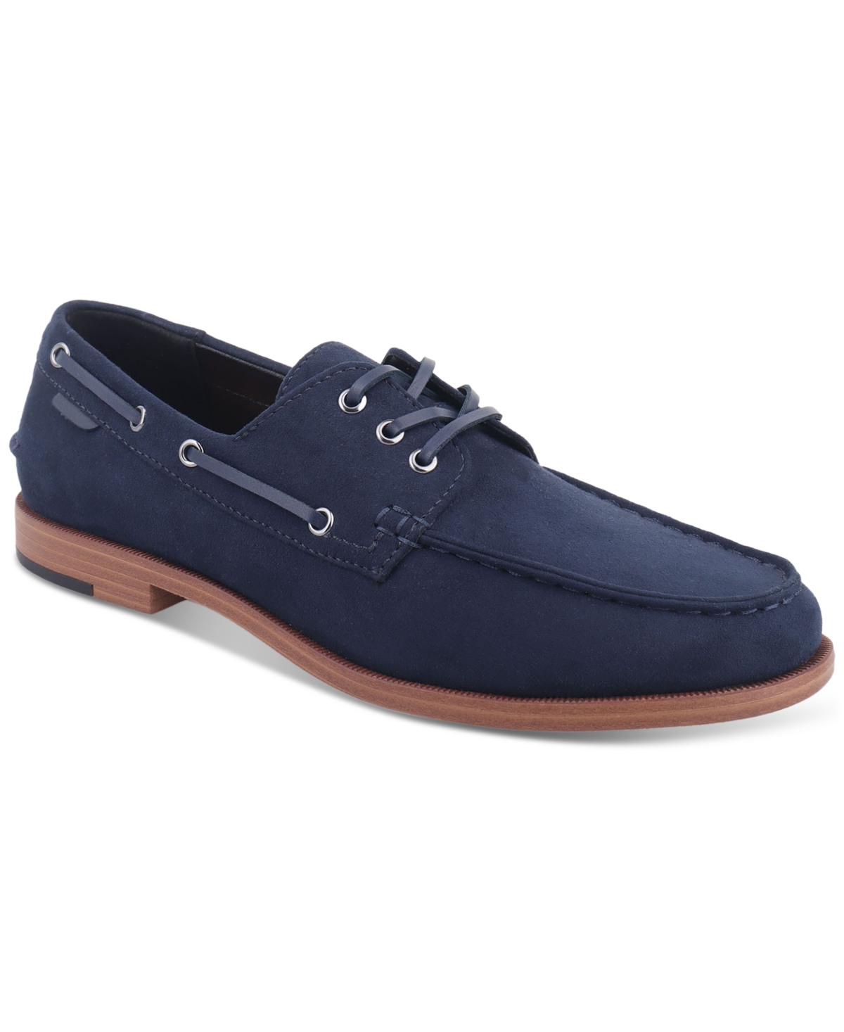 Men's Scottiee Lace-Up Boat Shoes, Exclusively at Macy's - Industrial Blue