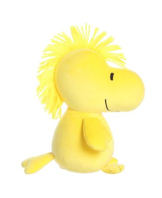 Small Squishy Woodstock Peanuts Adorable Plush Toy Yellow 8.5"