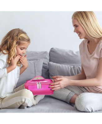 Portable Makeup Bag Zippered Water-resistant Organizer