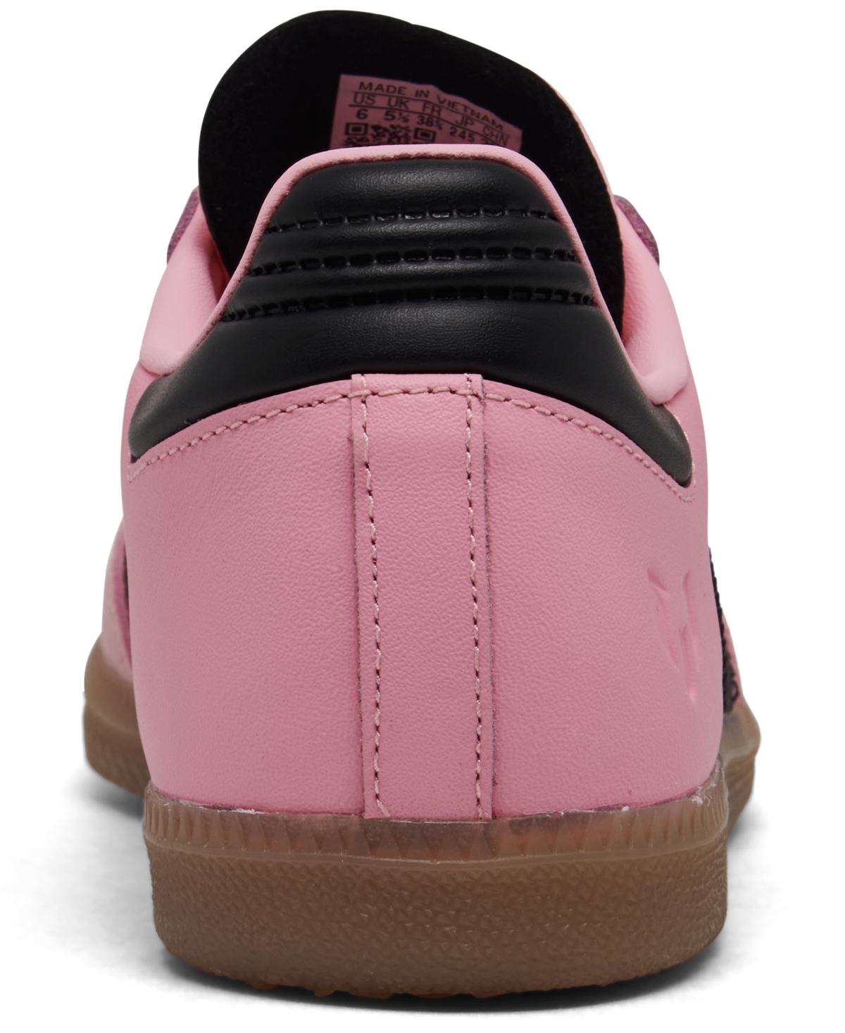 Adidas Originals Adidas Samba Inter Miami Cf Leather Trainer In Pink,black