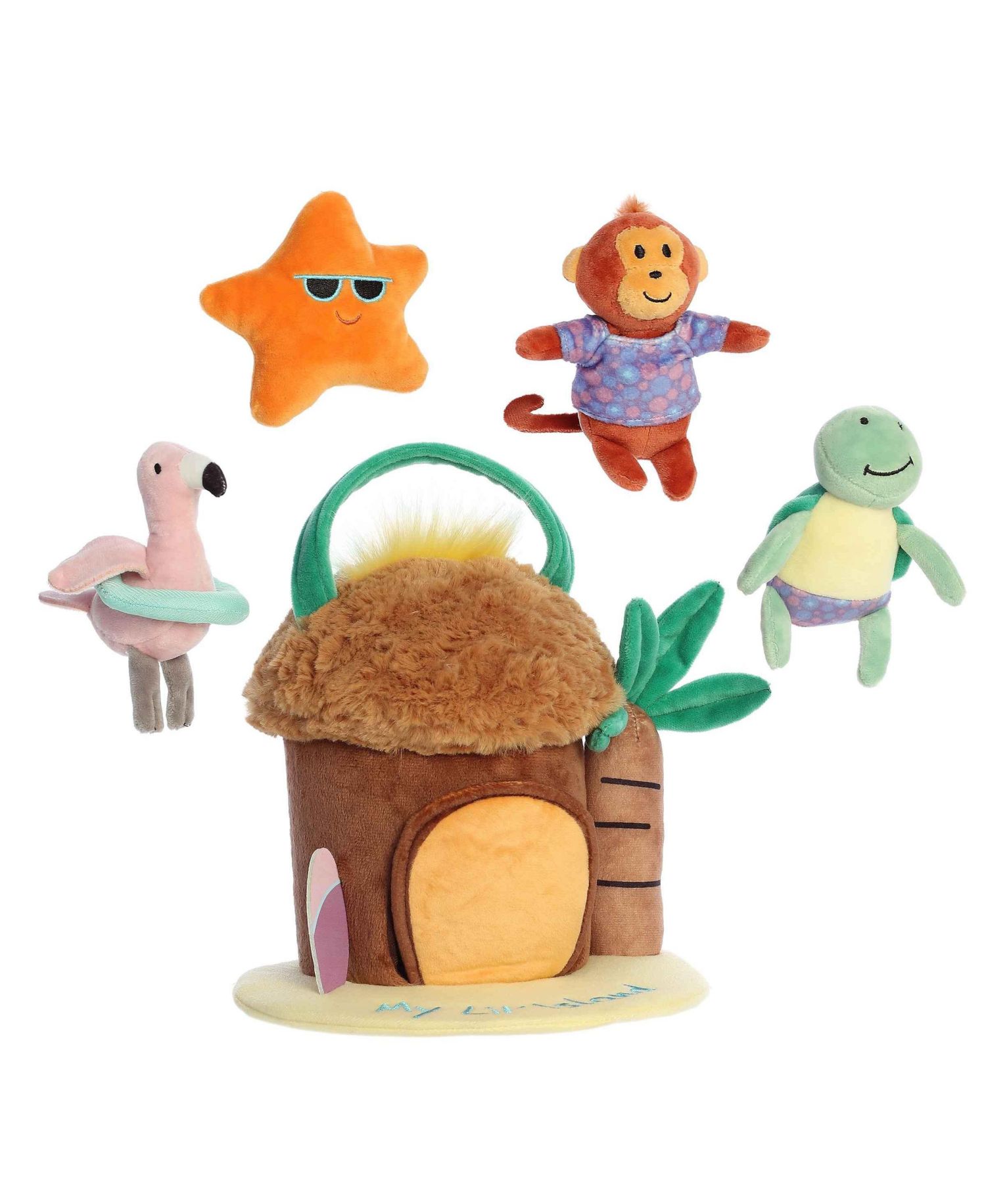 My Lil' Island Interactive Plush Island-Themed Baby Toy, 5-Piece Set