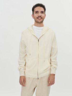 Men's Cashmere Zip Hoodie