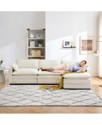 Heinen 113.39" Velvet Sofa