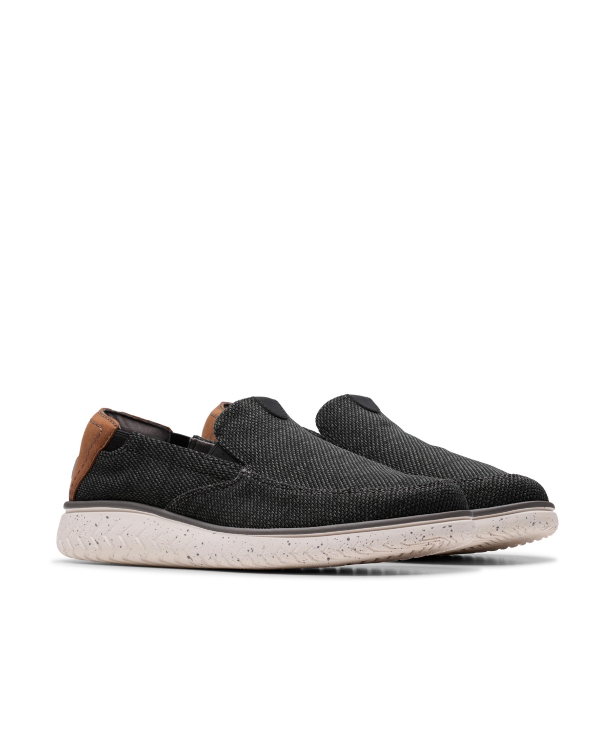 Clarks Men's Collection Relax Lite Step Shoes In Black Combi Textile