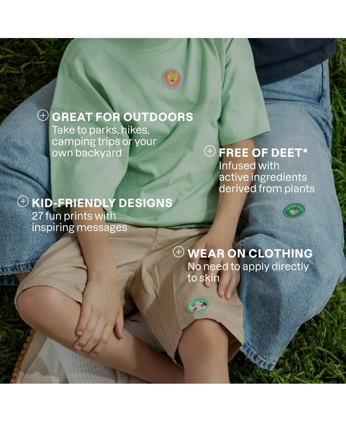 Cliganic Mosquito Repellent Patches - Animal - 90 Count