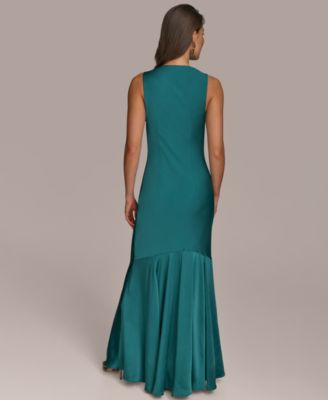 【Donna Karan New York】Cowlneck Gown Donna Karan New York Women's Cowlneck Slip Gown - Macy's