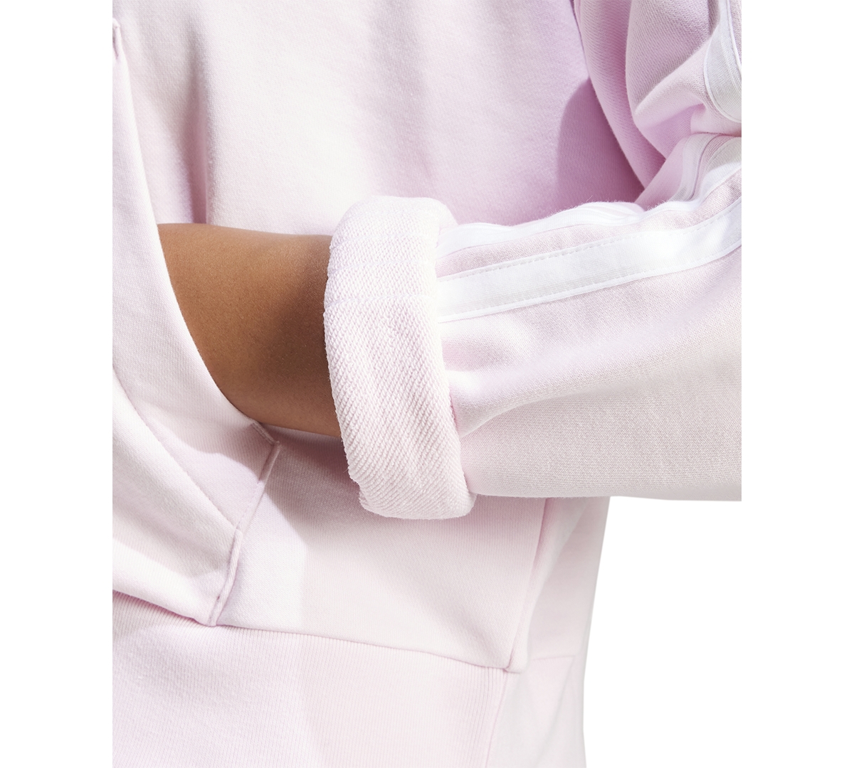 Adidas Originals Women's The Essentials Relaxed Hooded Track Jacket In Clear Pink