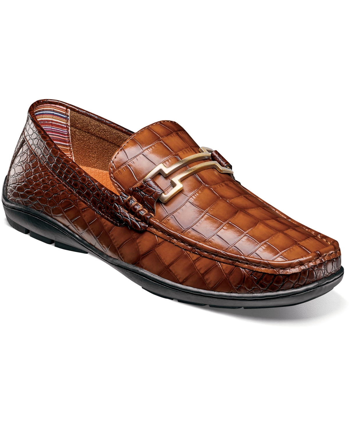 Men's Embrey Moc Toe Bit Slip On Loafer - Cognac