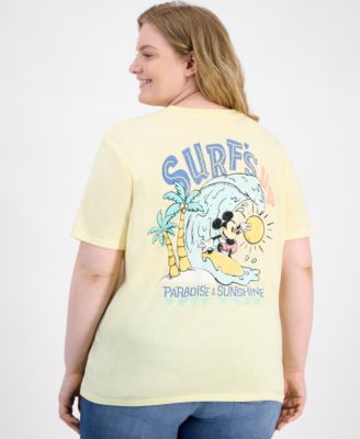 Trendy Plus Size Mickey Surf Club Graphic T-Shirt
