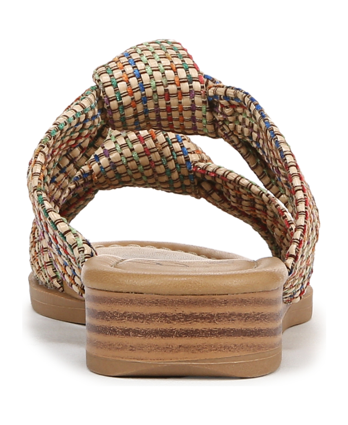 Blowfish Malibu Ashland Wedge Sandal In Multi Woven Fabric