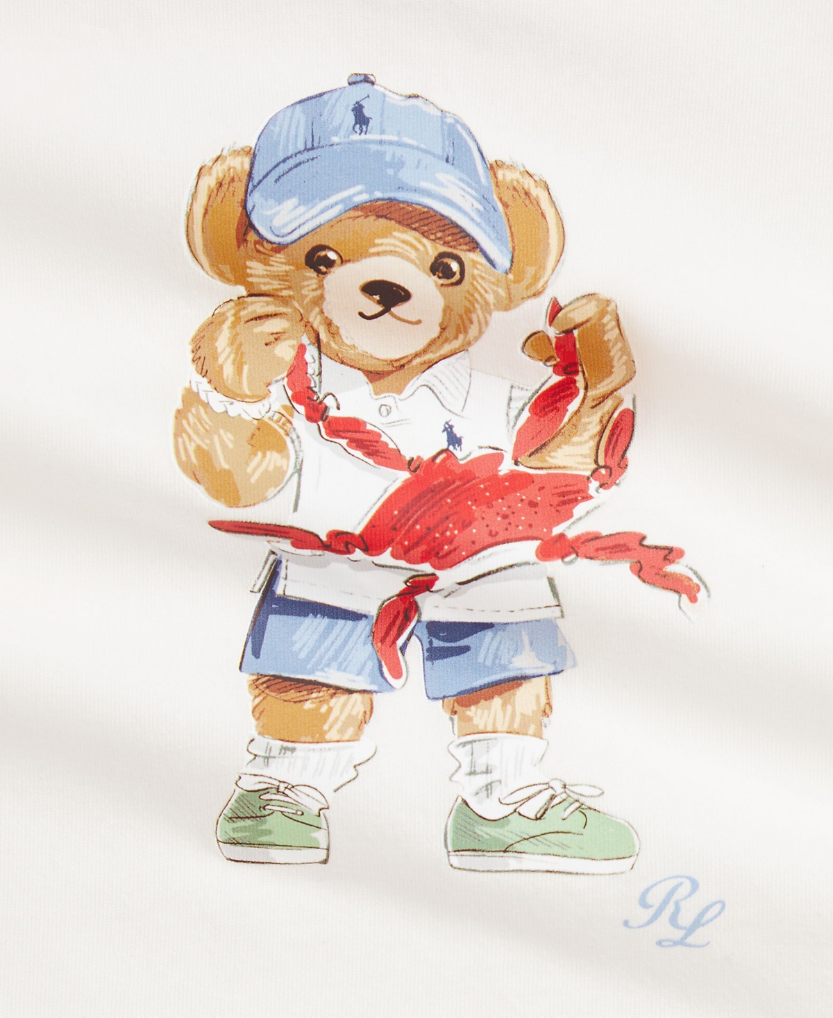 Polo Ralph Lauren Baby Boys Polo Bear Jersey Tee & Short Set In White