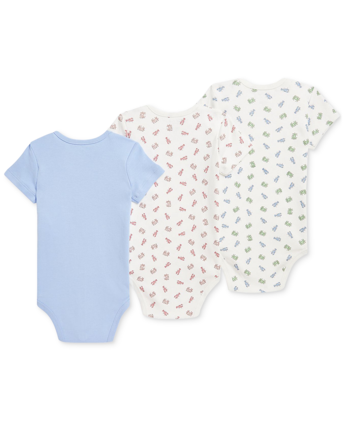 Polo Ralph Lauren Baby 3-pk. Cotton Bodysuits In Multi