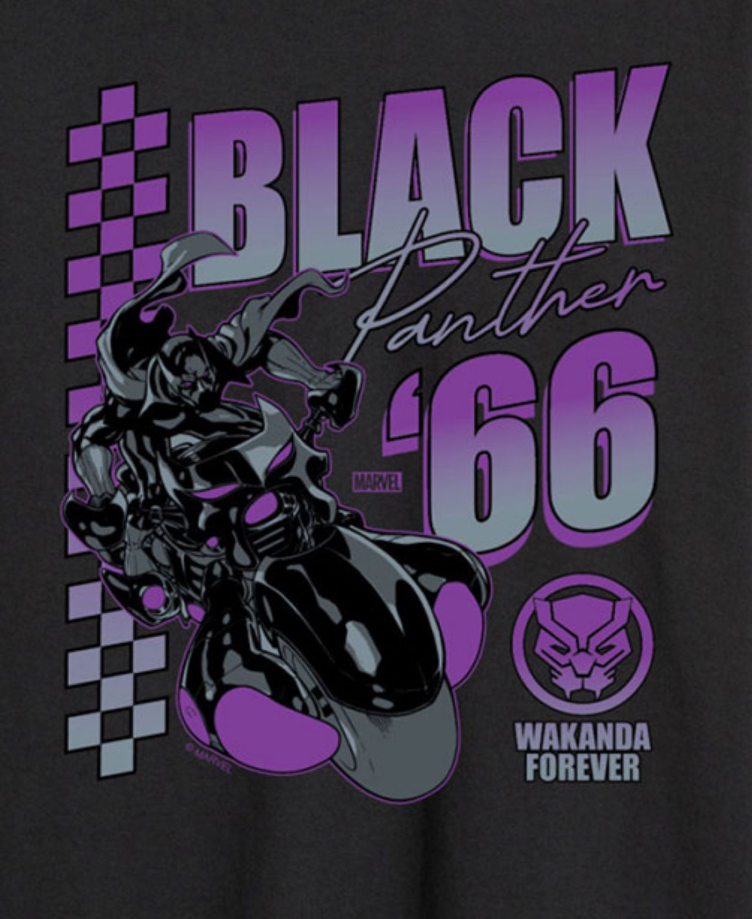 Men's Black Panther Long Sleeve T-Shirt