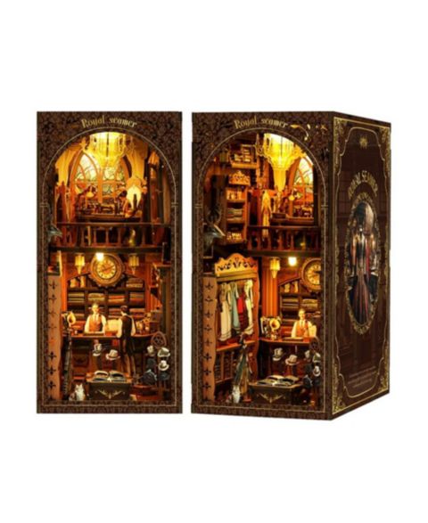 Детские конструкторы HANSILK Royal Seamstress Book Nook Kit 3D Wooden Puzzle, Ages 14+