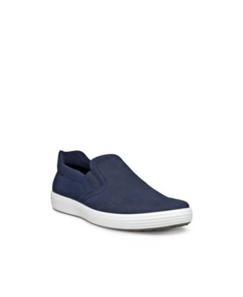 Мужские кроссовки-слипоны Ecco Soft 7 Easly, цвет: Морской