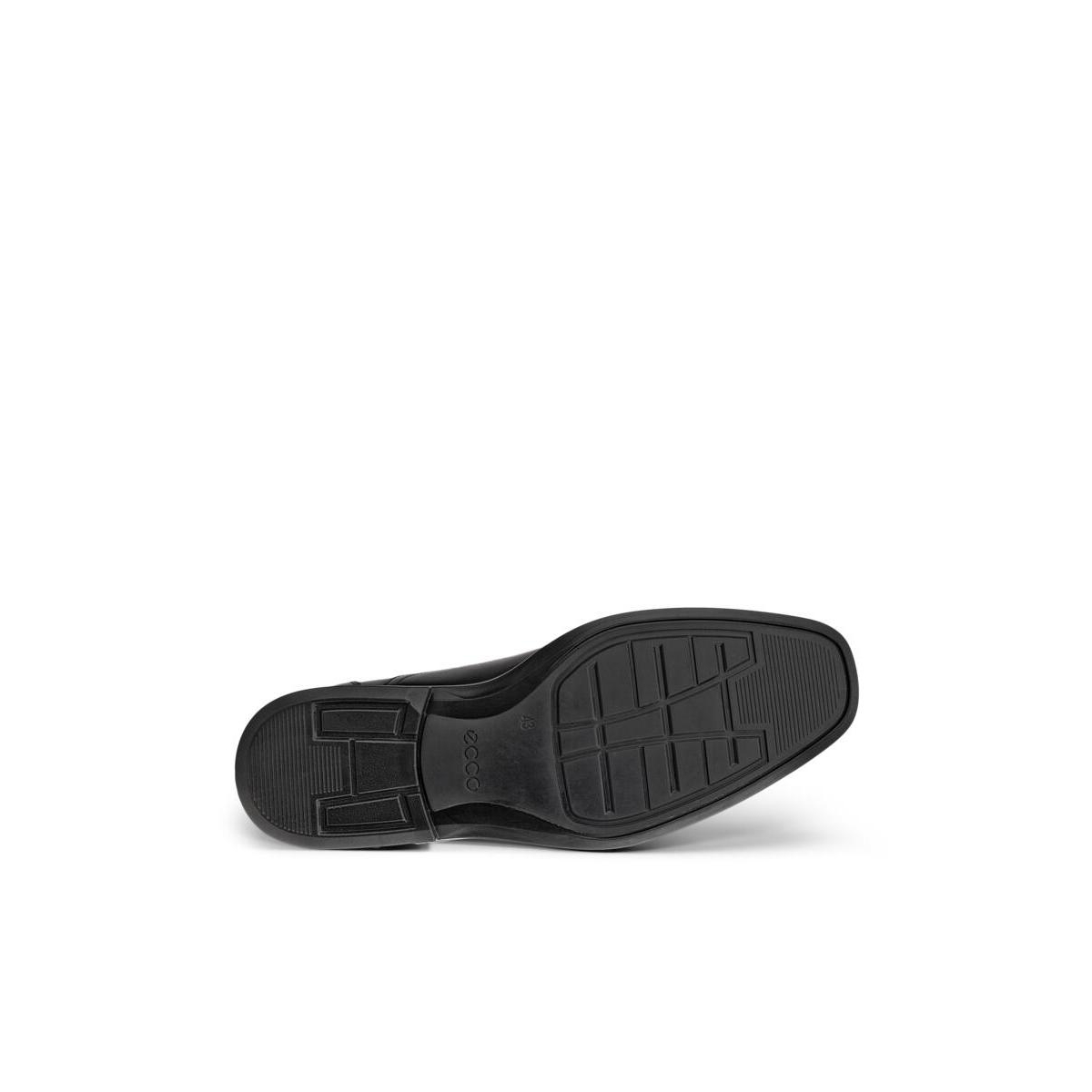 Ecco Men's Metropole Milan Plain Toe Slip-on Shoe In Black