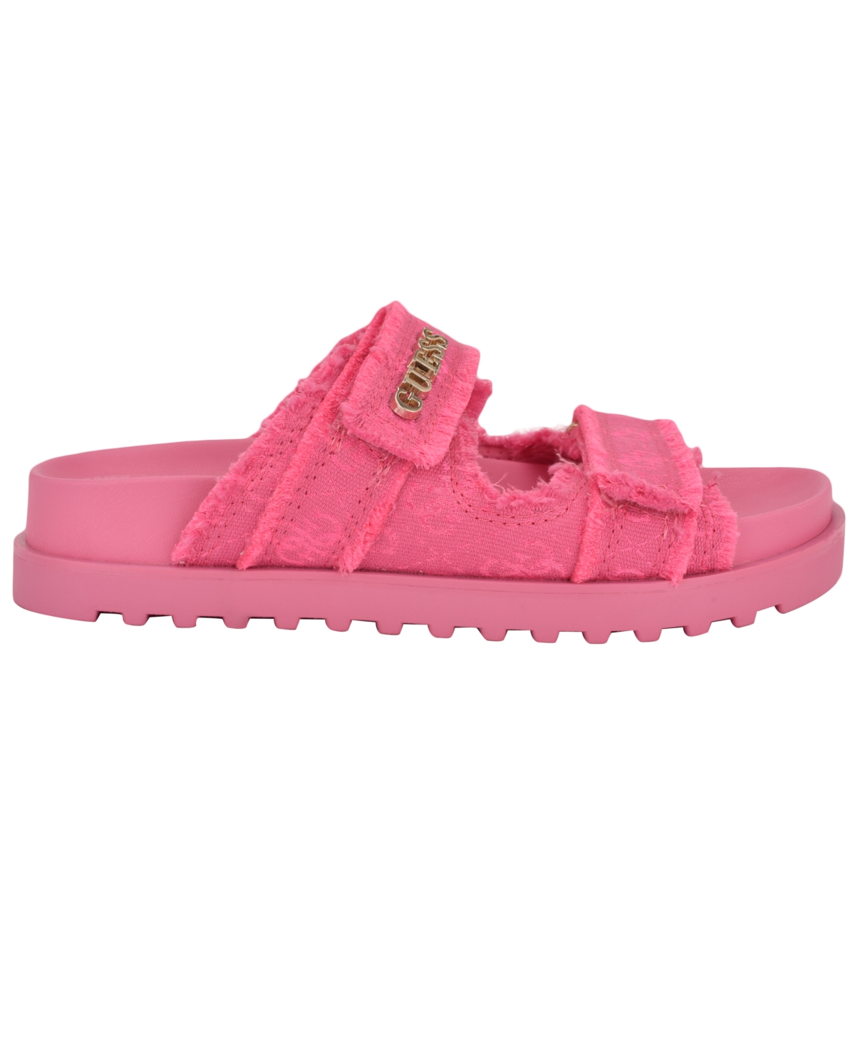Guess Women's Fabulon Two Strap Sporty Footbed Sandals In