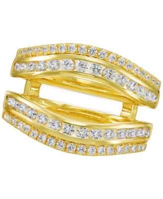 Macy's - Diamond Double Row Enhancer Ring Guard (1 ct. t.w.) in 14k Gold