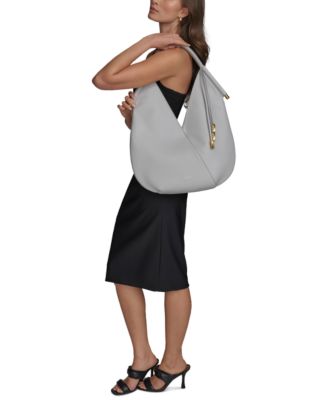 Baldwin Large Shoulder with Leather Wrapped Rounded Handle