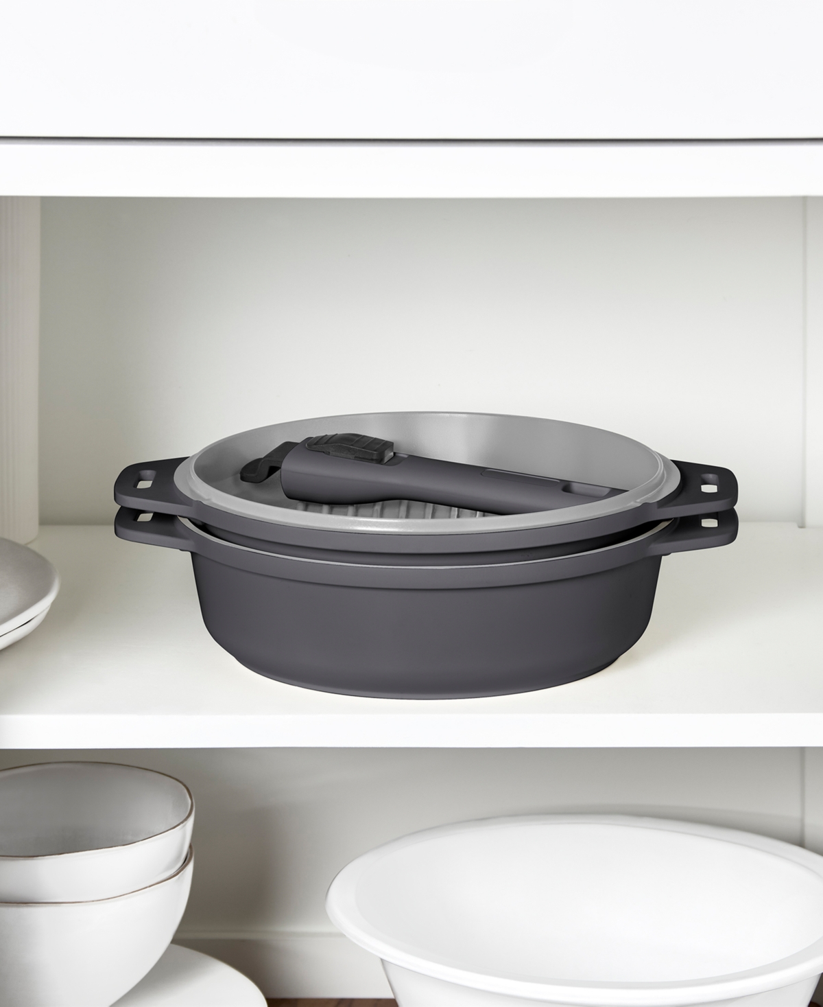 Dash Smartstore 5-in-1 Multipurpose Nesting Cookware Set In Forged Iron